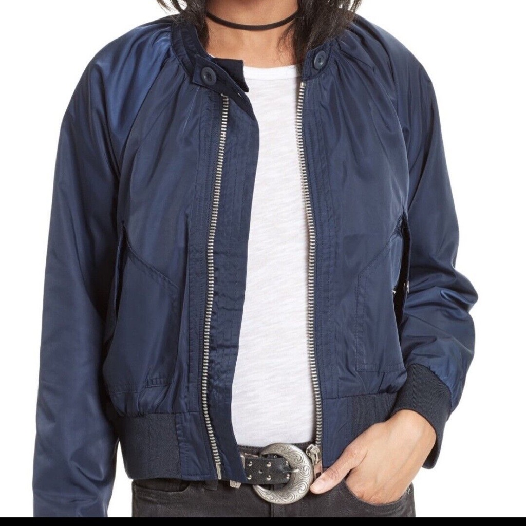 Free People Silky Bomber